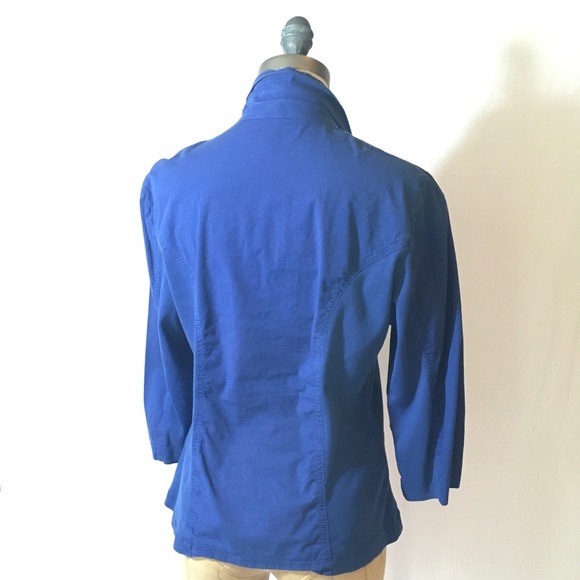 XCVI Contrast Panel Rope Snap Jacket - Picture 9 of 14